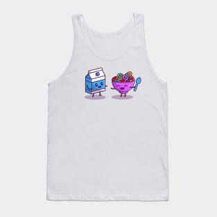 Happy Milk And Cereal Tank Top